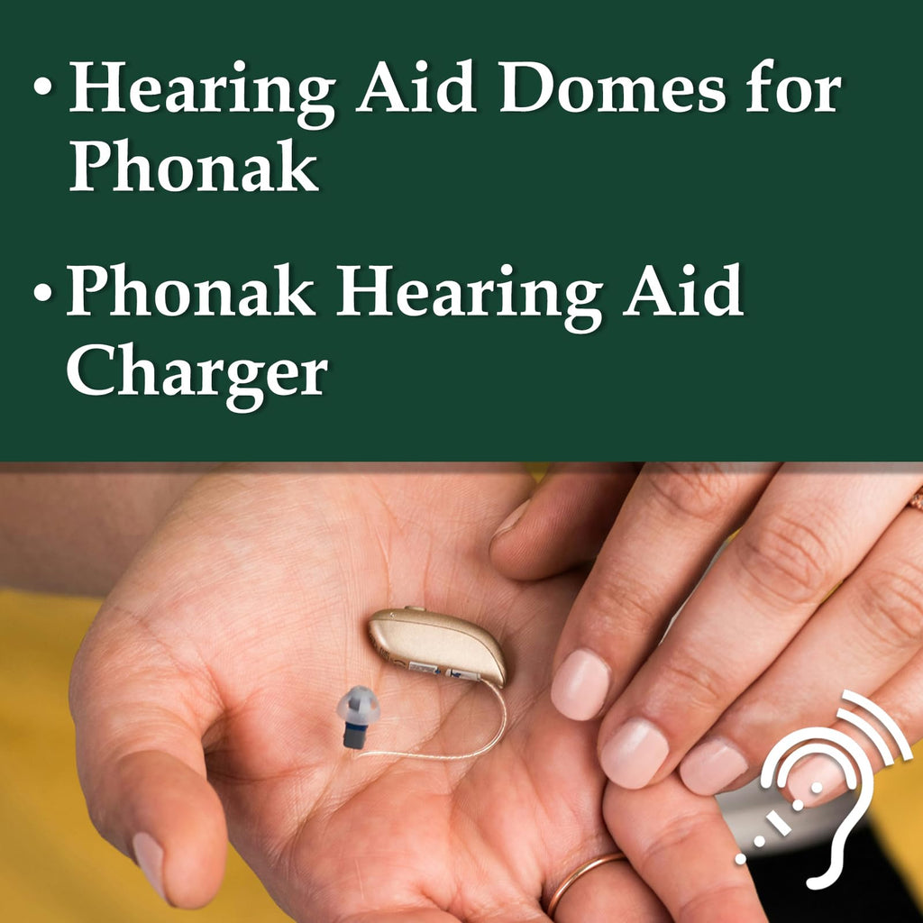 Phonak Open Domes Medium - Hearing Aid Replacements Accessories - 2 Packs - Damaged Box
