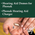 Phonak Open Domes Medium - Hearing Aid Replacements Accessories - 2 Packs - Damaged Box