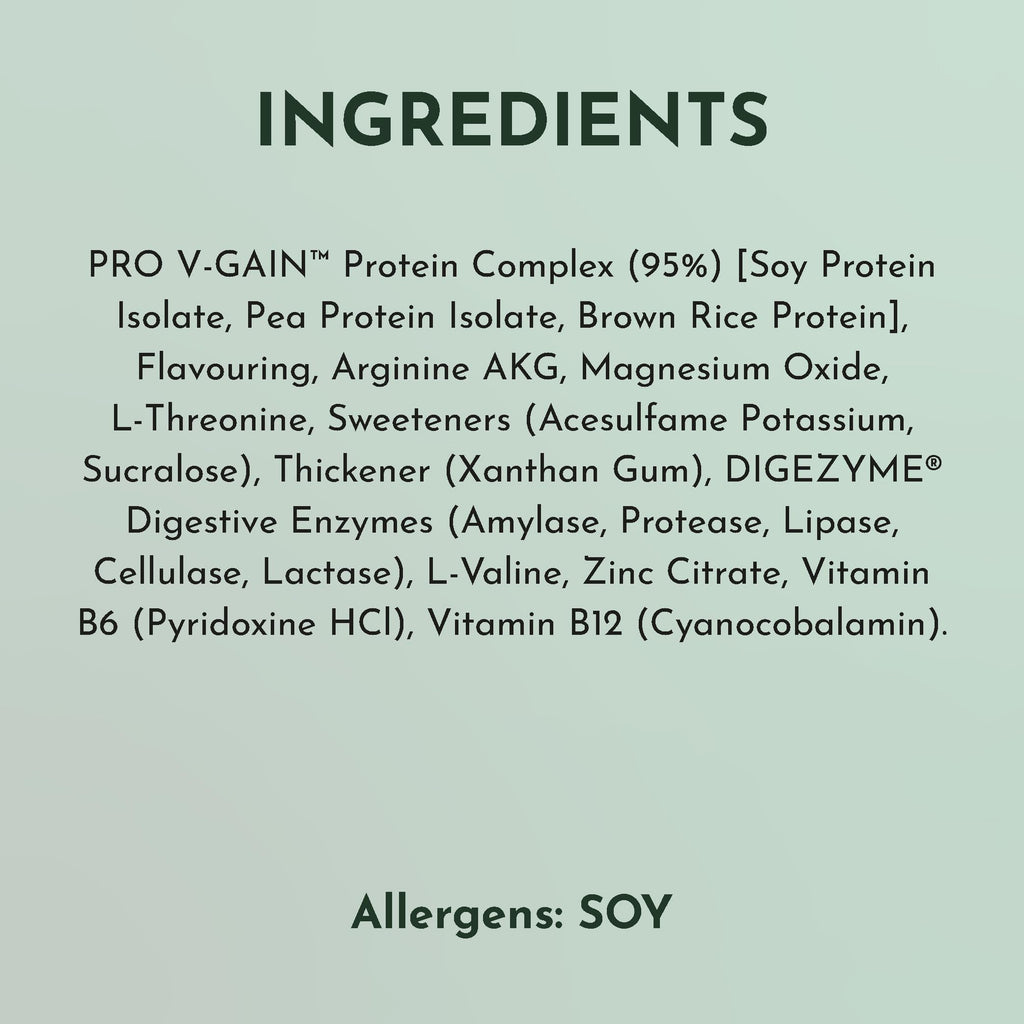 SCI-MX Pro-V Gain Vegan Protein Powder - Vanilla Flavour - 2.2kg - 49 Servings Plant-Based Supplement - Damaged Box - BBE 09/2026
