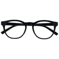 OPULIZE BLU Blue Light Blocking Glasses - Round Frame - Anti-Glare Computer Gaming Eyewear - UV Protection - Black +0.00 - Damaged Box
