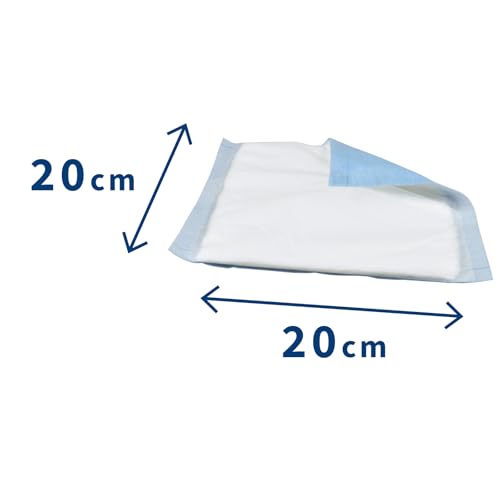 ABENA Absorbent Pads 20x20cm - Pack of 25 - Sterile Non-Adhesive Wound Dressing - Latex Free - Damaged Box - BBE 09/2030