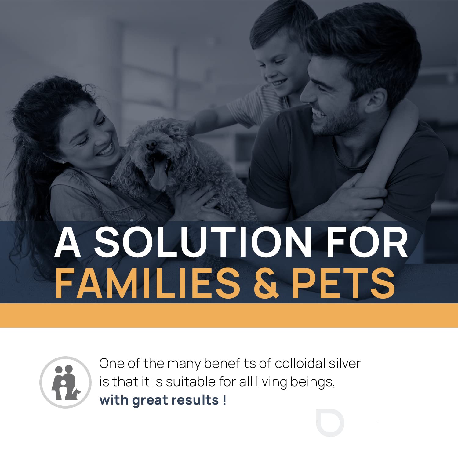 Colloidal Silver 20 PPM 1000ml Hydrosol Water for Humans & Dogs - Bio Active, 100% Natural, Carbon Neutral - New - BBE 01/2028
