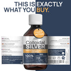 Colloidal Silver 20 PPM 1000ml Hydrosol Water for Humans & Dogs - Bio Active, 100% Natural, Carbon Neutral - New - BBE 01/2028