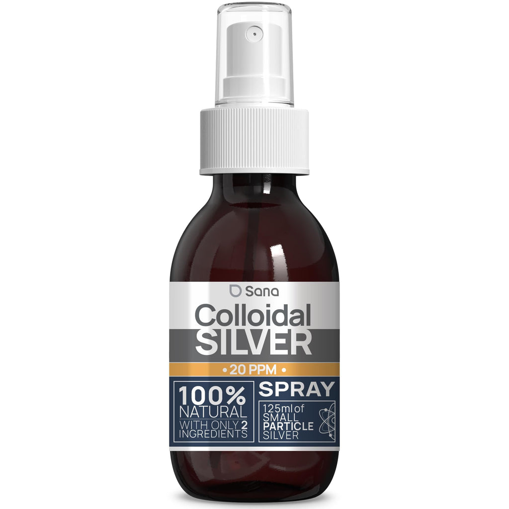 Colloidal Silver 20 PPM 1000ml Hydrosol Water for Humans & Dogs - Bio Active, 100% Natural, Carbon Neutral - New - BBE 01/2028