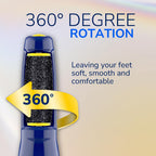 Dr. Scholl's Electric Callus Remover Pedicure Foot File - Hard Skin Exfoliator, AAA Batteries Included - Damaged Box