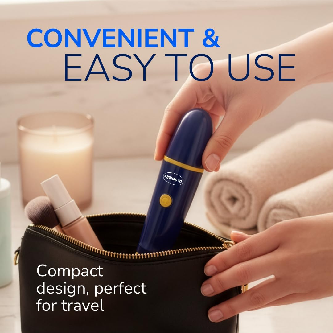 Dr. Scholl's Electric Callus Remover Pedicure Foot File - Hard Skin Exfoliator, AAA Batteries Included - Damaged Box