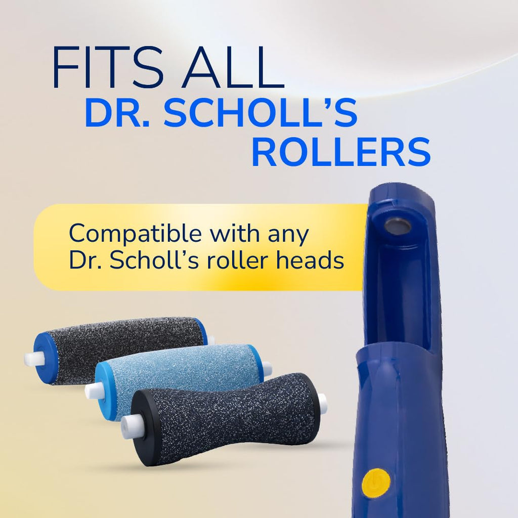 Dr. Scholl's Electric Callus Remover Pedicure Foot File - Hard Skin Exfoliator, AAA Batteries Included - Damaged Box
