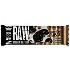 Warrior RAW Protein Flapjack - Cookies & Cream - 24 x 75g High Protein Low Sugar Oat Bars - 20g Protein Snacks Multipack - Damaged Box - BBE 06/2027