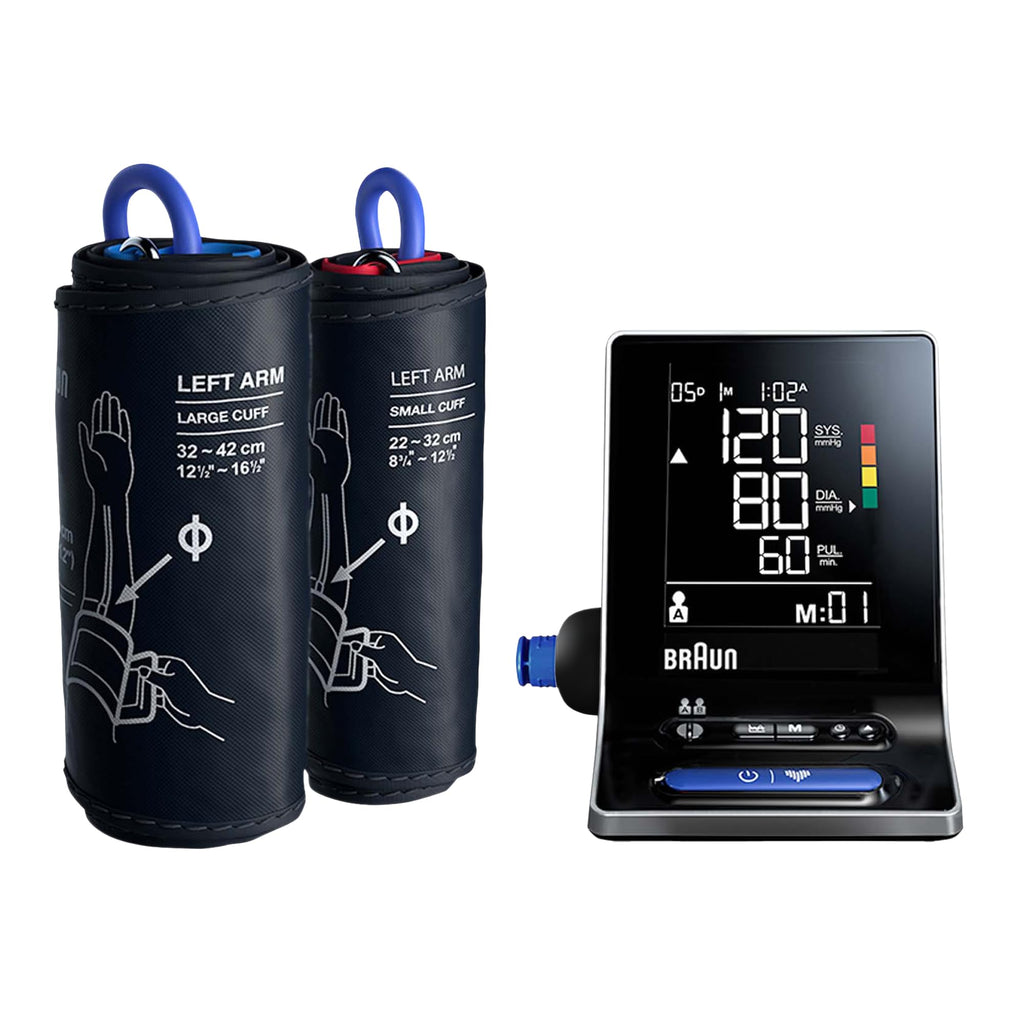 Braun ExactFit 2 Upper Arm Blood Pressure Monitor - BUA4050 - Clinically Validated, Colour-Coded Indicator, Universal Cuff for Home Use - Like New