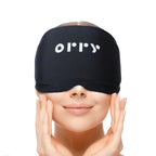 ORRY Eye & Forehead Mask - Wearable Gel Pack - Heat & Cold Therapy - Reusable Relief Pad - Damaged Box