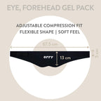 ORRY Eye & Forehead Mask - Wearable Gel Pack - Heat & Cold Therapy - Reusable Relief Pad - Damaged Box