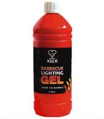 Big K BBQ Lighting Gel - Barbecue Fire Lighter Fuel Starter Fluid 1L Bottle - Charcoal Wood Burner Ignition Aid - Very Good