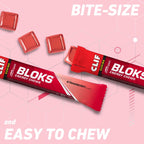 CLIF BLOKS Strawberry Flavour Energy Chews, 18 x 60 g - Damaged Box - BBE 05/2026
