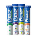 Fast&Up Reload - Energising Electrolyte Drink - Variety Pack - 80 Effervescent Hydration Tablets - Added Vitamin C & B12 - Vegan - Damaged Box - BBE 05/2028