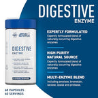 Applied Nutrition Digestive Enzyme Capsules - Vegan Lactase Protease Amylase - Aids Digestion - 60 Servings - New - BBE 07/2026
