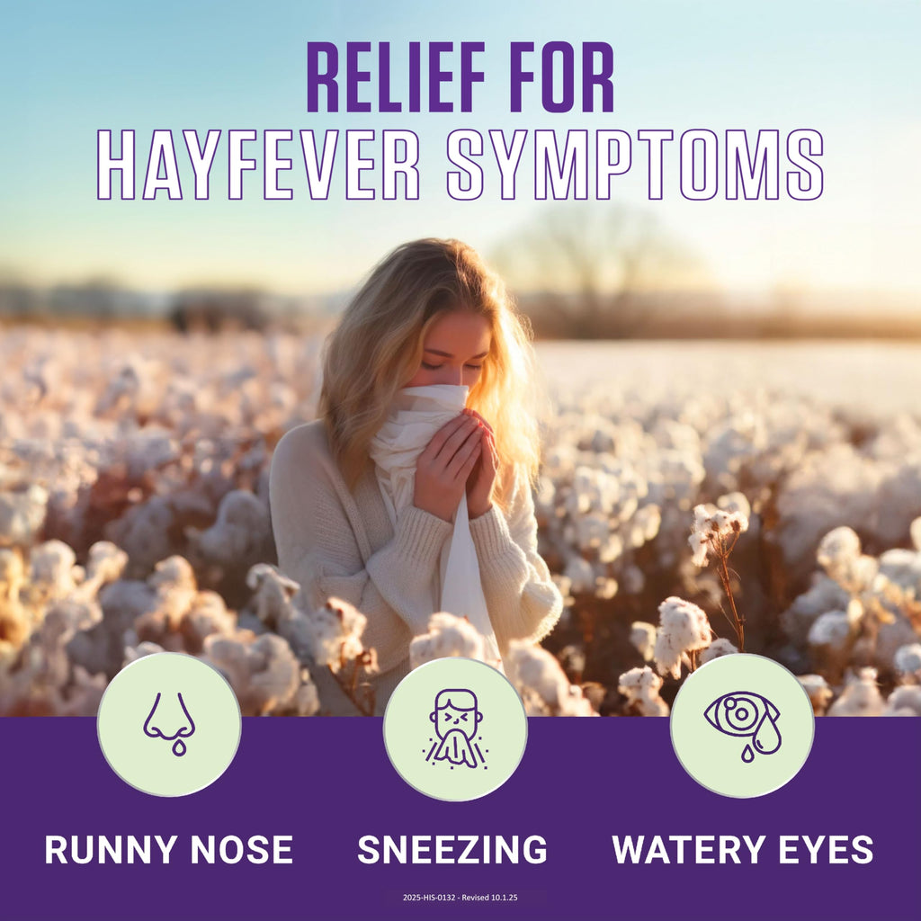 Histallay Hayfever & Allergy Relief Tablets - 30 Tablets - 120mg Fexofenadine - Antihistamine Medication - Damaged Box - BBE 09/2028