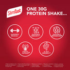 SlimFast Protein Meal Replacement Shake - Strawberry Flavour - 6 x 325ml Bottles - Diet Weight Loss Drink - Damaged Box - BBE 05/2026