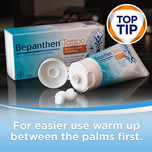 Bepanthen Tattoo Intense Care Ointment, Formulated with Provitamin B5, 50g - Damaged Box - BBE 08/2028