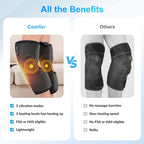 COMFIER Heated Knee Massager - Vibration, Adjustable Heating Wrap for Legs & Knees, 3 Modes, Home Office Use - Very Good