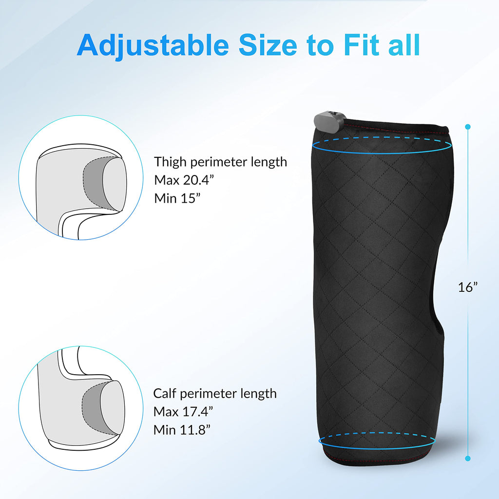 COMFIER Heated Knee Massager - Vibration, Adjustable Heating Wrap for Legs & Knees, 3 Modes, Home Office Use - Very Good