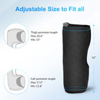 COMFIER Heated Knee Massager - Vibration, Adjustable Heating Wrap for Legs & Knees, 3 Modes, Home Office Use - Very Good