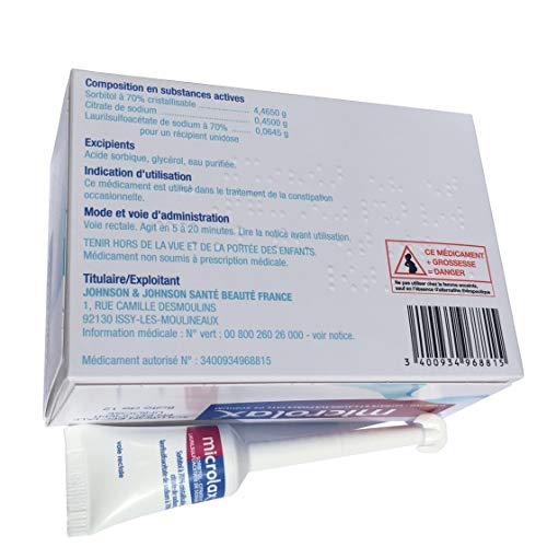 MICROLAX Rectum Enema 5ml - 12 Pack Micro-Enema Solution Constipation Relief - Damaged Box - BBE 12/2028