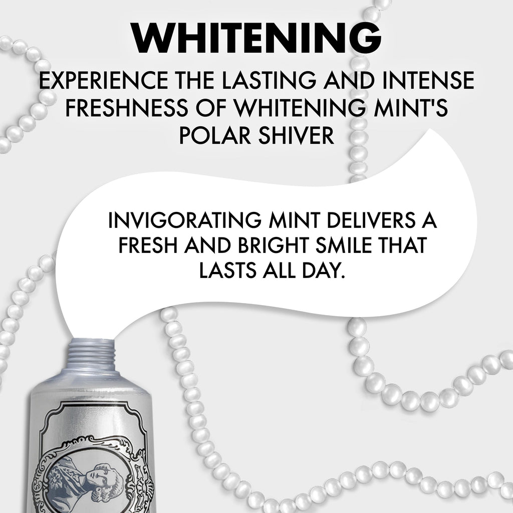 Marvis Whitening Toothpaste - Mint - 85ml - Plaque Removal - Long-Lasting Freshness - Dental Care - Damaged Box