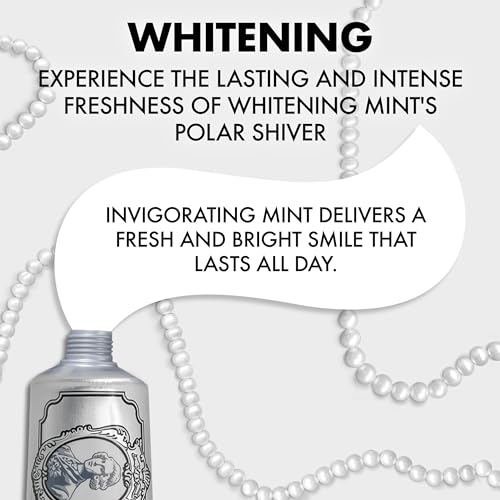 Marvis Whitening Toothpaste - Mint - 85ml - Plaque Removal - Long-Lasting Freshness - Dental Care - Damaged Box