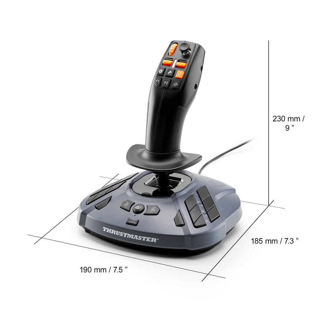 Thrustmaster SimTask FarmStick - High-Precision Farming Simulation Joystick PC Programmable Buttons - Like New