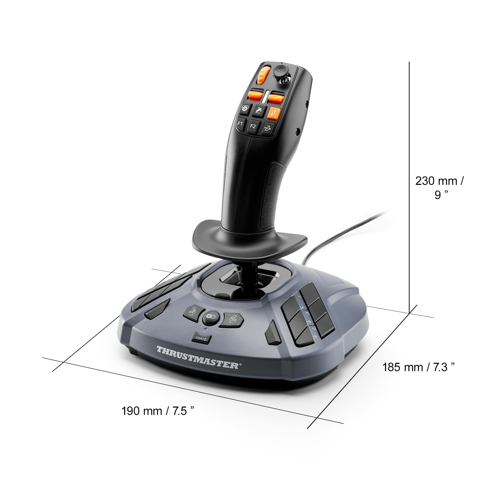Thrustmaster SimTask FarmStick - High-Precision Farming Simulation Joystick PC Programmable Buttons - Like New