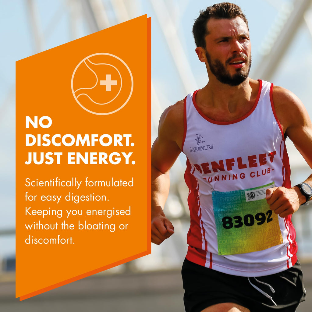 HIGH5 Energy Gel Caffeine - Orange 20 x 40g - Running Cycling Ultra Marathon Ironman Glucose Shots Fuel - Damaged Box - BBE 07/2026
