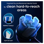 Oral-B iO Series Ultimate Clean Replacement Brush Heads - 6 Count Black - Original Round Deep Cleaning Plaque Removal - New
