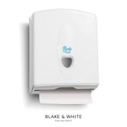 Blake & White Purely Smile C Fold 2 Ply White Paper Hand Towels for Dispenser - Box of 2400 PS1022 - Damaged Box