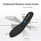 Memory Foam Insoles - Cut-to-Size Shoe Inserts for Trainers, Sneakers, Work Boots, Walking Shoes - UK 9-13 - New