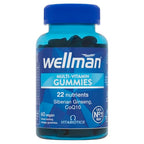 Wellman Multivitamin for Men Chewable Gummies - Vegan - 60 Count - Health & Wellbeing Supplement - Damaged Box - BBE 03/2027