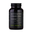KIKI Health Activated Charcoal Powder 70g - Coconut Shell Teeth Whitening Detox Supplement - Food Grade Vegan Gluten Free - Flatulence - New - BBE 07/2027