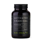 KIKI Health Activated Charcoal Powder 70g - Coconut Shell Teeth Whitening Detox Supplement - Food Grade Vegan Gluten Free - Flatulence - New - BBE 07/2027