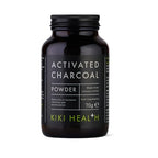 KIKI Health Activated Charcoal Powder 70g - Coconut Shell Teeth Whitening Detox Supplement - Food Grade Vegan Gluten Free - Flatulence - New - BBE 07/2027