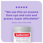 Sudocrem Antiseptic Healing Cream - Zinc Oxide - Nappy Rash, Eczema, Acne, Minor Burns - 175g Single Pack - Very Good - BBE 01/2029