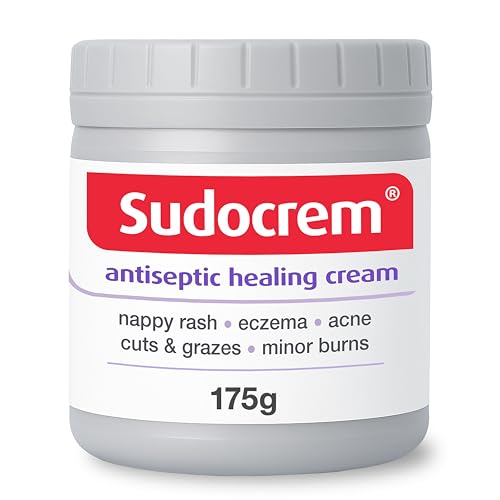 Sudocrem Antiseptic Healing Cream - Zinc Oxide - Nappy Rash, Eczema, Acne, Minor Burns - 175g Single Pack - Very Good - BBE 01/2029