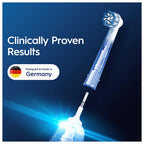 Oral-B Pro Sensitive Clean Electric Toothbrush Head, X-Shaped & Extra Soft Bristles for Gentle Brushing & Plaque Removal, Pack of 4 Toothbrush Heads, White - New
