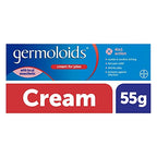 Germoloids Haemorrhoid Cream - Piles Treatment with Anaesthetic - Numb Pain Itch - 55g Pack of 1 - Damaged Box - BBE 01/2029
