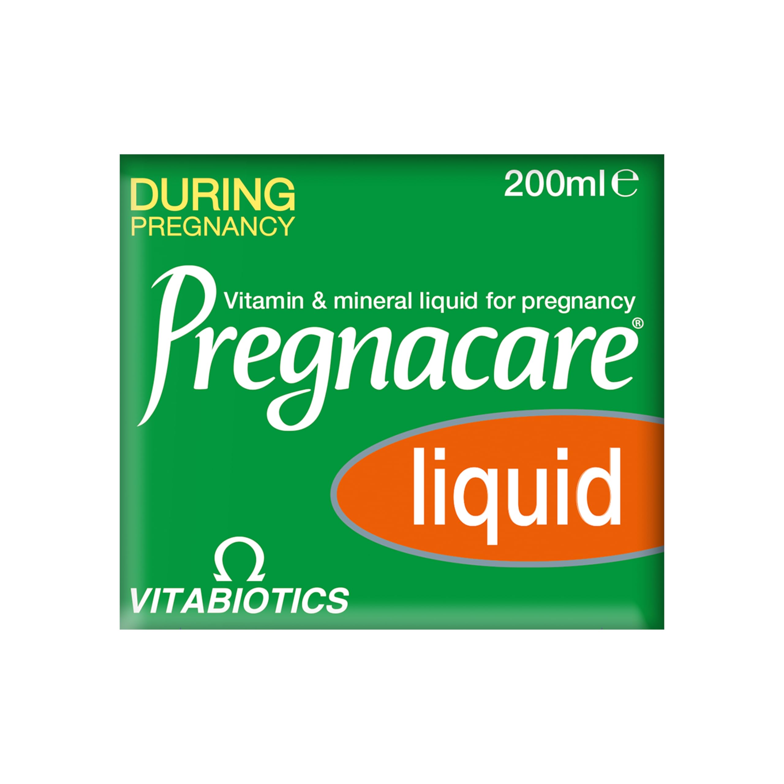 Pregnacare Original Liquid - 200ml - Pregnancy Supplement Vitamin Mineral Drink - Damaged Box - BBE 03/2027