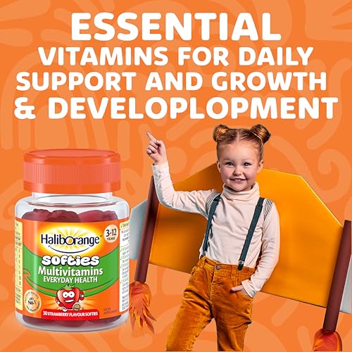 Haliborange Kids Multivitamins Softies - Strawberry Flavour 30 Chewable Gummies - Very Good - BBE 07/2027