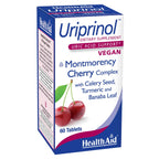 HealthAid Uriprinol Vegan Tablets - 60 Count - Health & Wellbeing Supplement - Damaged Box - BBE 03/2029