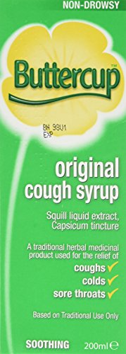 Buttercup Original Syrup 200ml - Cough & Cold Relief Medicine - Damaged Box - BBE 04/2027