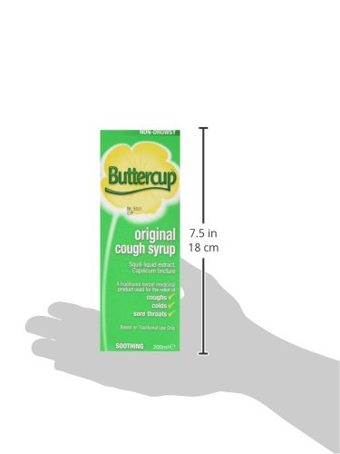 Buttercup Original Syrup 200ml - Cough & Cold Relief Medicine - Damaged Box - BBE 04/2027