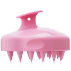 FREATECH Scalp Massager Shampoo Brush - Soft Silicone Bristles, Hair Growth, Dandruff Removal, Wet & Dry Use, Pink - Damaged Box