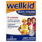 Vitabiotics Wellkid Multi-Vitamin Smart Chewable Tablets - 30 Pack Kids Children's Supplement - Damaged Box - BBE 09/2027