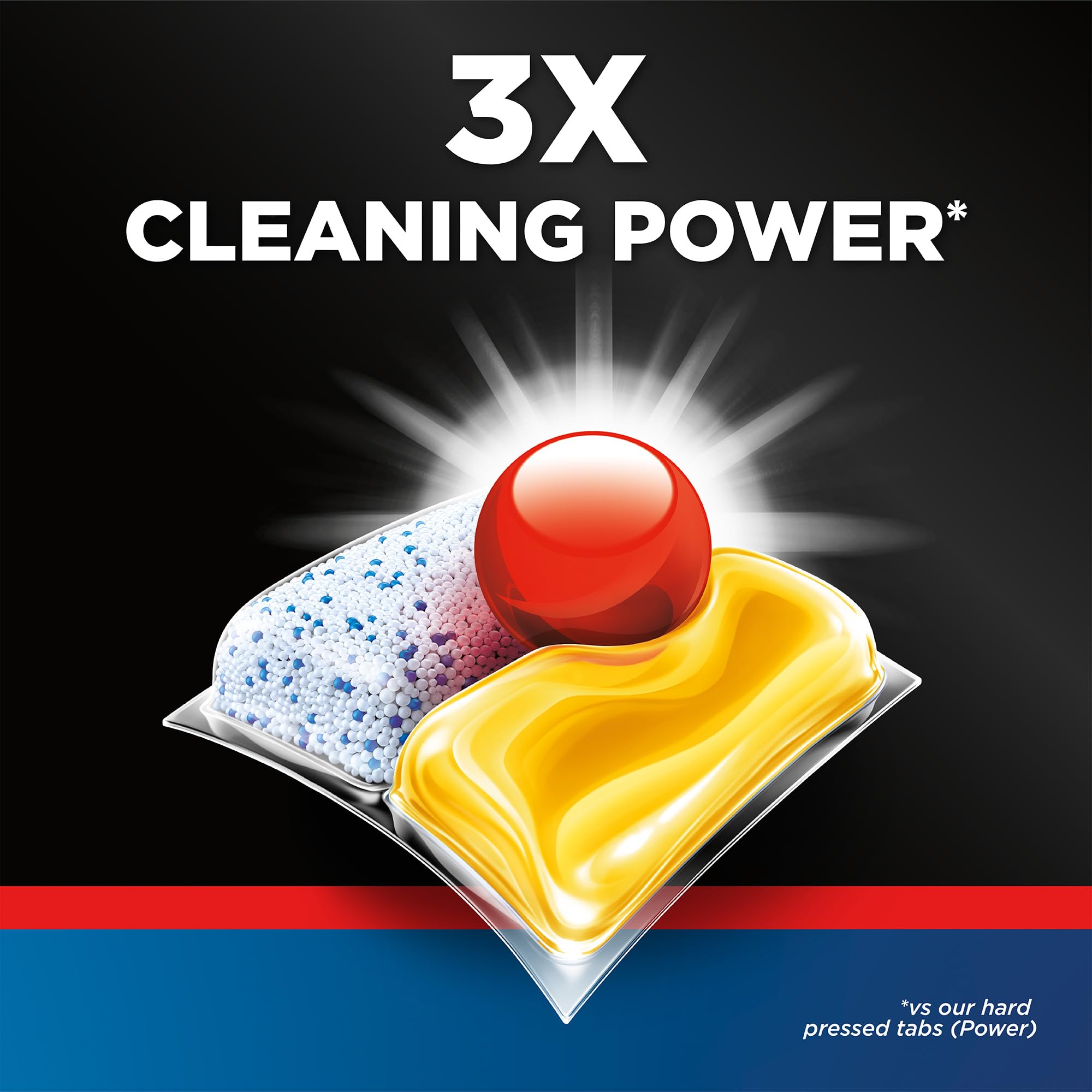 Finish Ultimate Infinity Shine Dishwasher Tablets - 100 Tabs - Lemon Sparkle - Clean & Shine Detergent - Tough Grease Stains - Eco Cycle - New